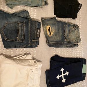 Lot of Size 32 men’s fashion denim jeans